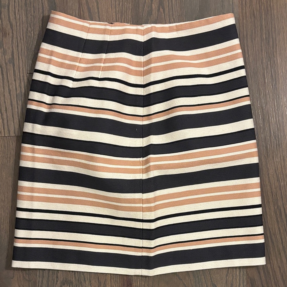 LOFT Striped Tan and Black Women's Skirt, Size 0, New with Tag!